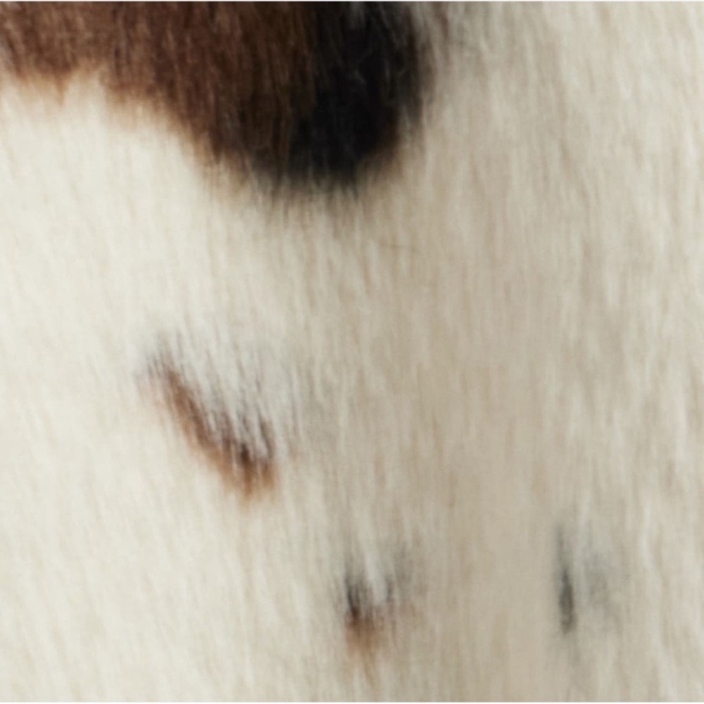 Bernardo Cow Print Faux Fur Jacket - Picture 7 of 7